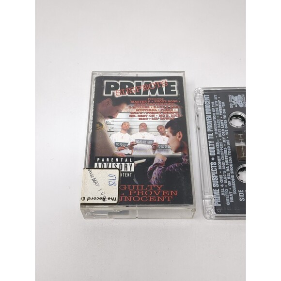 Prime Suspects Guilty Til Proven Innocent Cassette 1998 Master P Gangsta Rap 90s - Picture 4 of 6